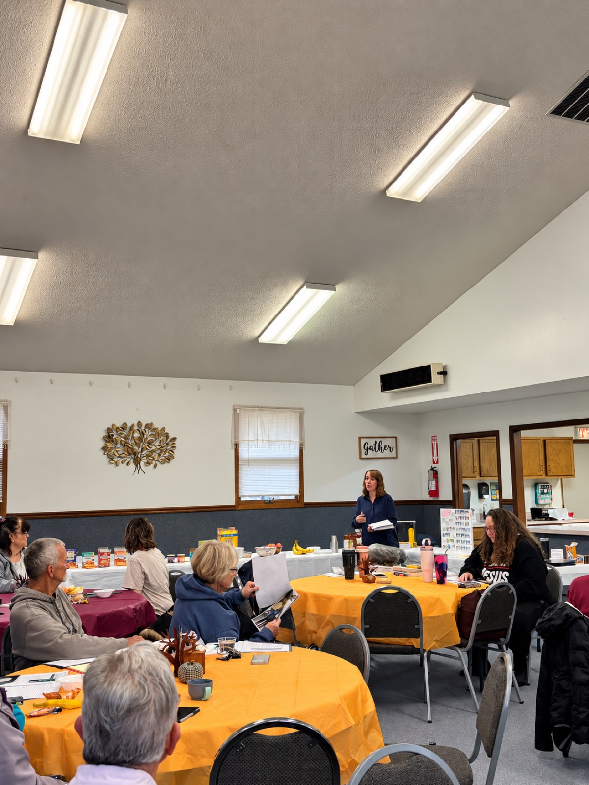Church fellowship gathering